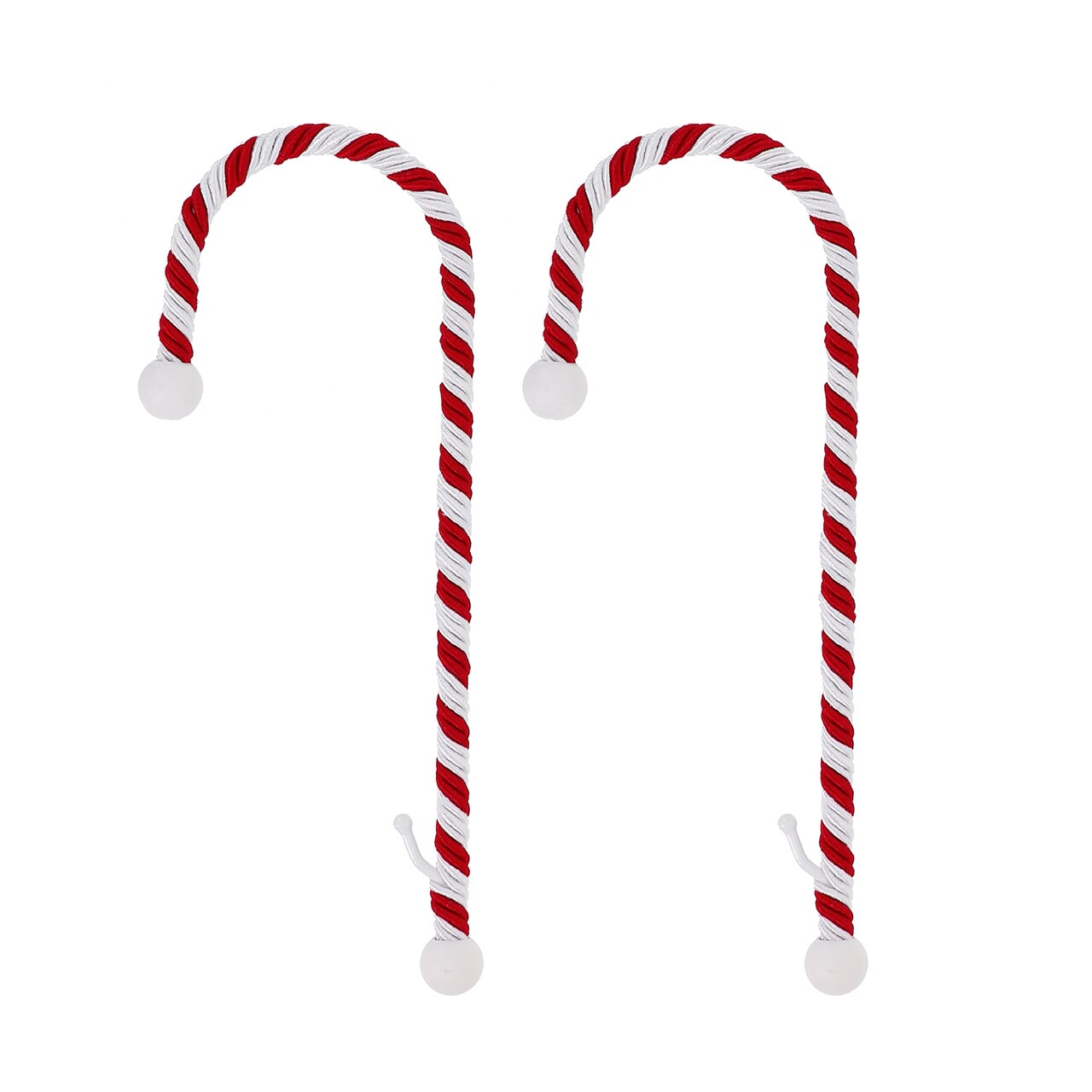 Haute Decor Candy Cane Stocking Holder (Classic 2-Pack) - Hang Your Christmas Stockings in Style - Lightweight Yet Holds Up to 10 Lbs